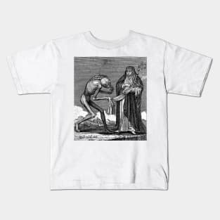 Abbess, Dance of Death - Jacques-Antony Chovin Kids T-Shirt